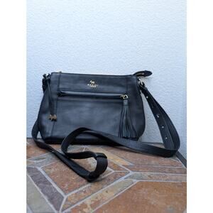 Radley London Postman's Park Black Leather Crossbody Bag